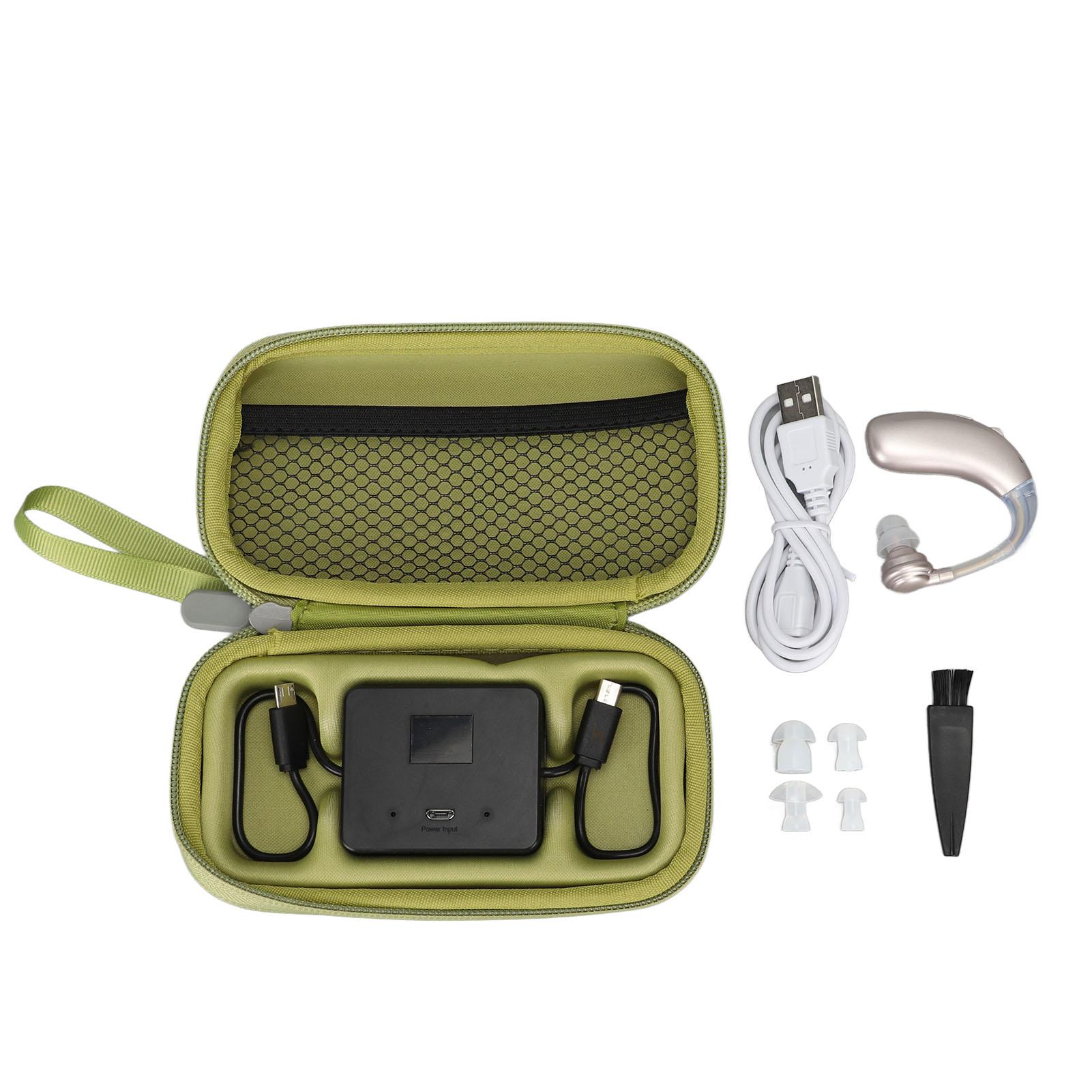 Sound Aid Rechargeable Hearing Device Voice Amplifier Headphone for Movie Class Meeting Silver
Sound Aid Rechargeable Hearing Device Voice Amplifier Headphone for Movie Class Meeting Silver