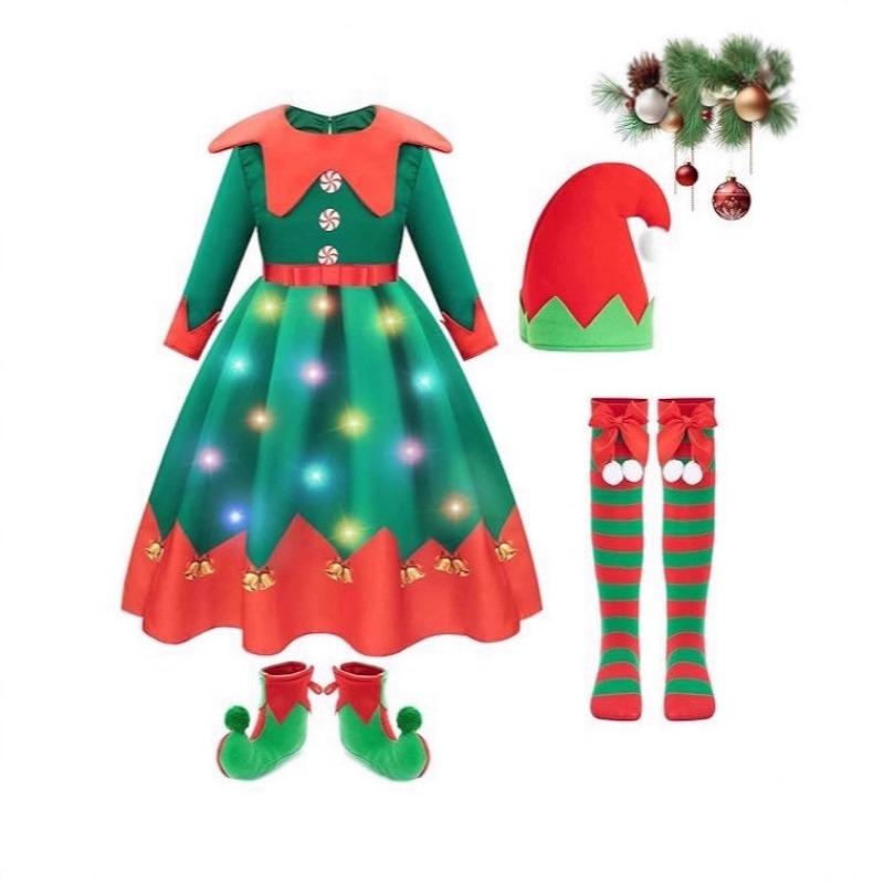 Новый рождественский костюм эльфа полный набор персонажей эльфов рождественская вечеринка анимационное представление 150cm
Новый рождественский костюм эльфа полный набор персонажей эльфов рождественская вечеринка анимационное представление 150cm