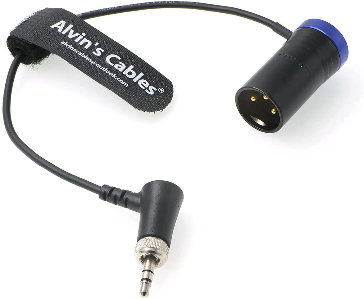 Cables Slim Audio Cable Sennheiser XLR Male to Locking Right Angle Balanced Cable for Sound Devices 633 688 Zaxcom Zoom Blue Alvin s EK-2000 3-pin синій
Cables Slim Audio Cable Sennheiser XLR Male to Locking Right Angle Balanced Cable for Sound Devices 633 688 Zaxcom Zoom Blue Alvin s EK-2000 3-pin синій
