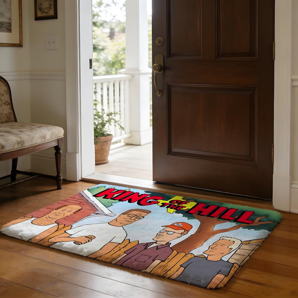 Floor Mat Soft Flannel Rug Non Slip Absorbent Mat for Bathroom Bedroom Home Decor Anime K King of the H Hill 50x80cm
Floor Mat Soft Flannel Rug Non Slip Absorbent Mat for Bathroom Bedroom Home Decor Anime K King of the H Hill 50x80cm