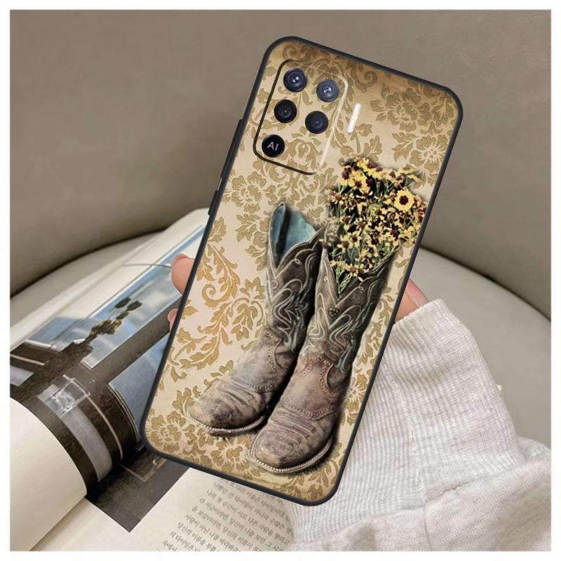 Western Cowgirl Cowboy Boots Case For Oppo A74 A94 A54 A18 A38 A58 A78 A98 A80 A60 A40 A96 A76 A16 A15 A17 A57 A77 A5 Pro OPPO A74 5G
Western Cowgirl Cowboy Boots Case For Oppo A74 A94 A54 A18 A38 A58 A78 A98 A80 A60 A40 A96 A76 A16 A15 A17 A57 A77 A5 Pro OPPO A74 5G