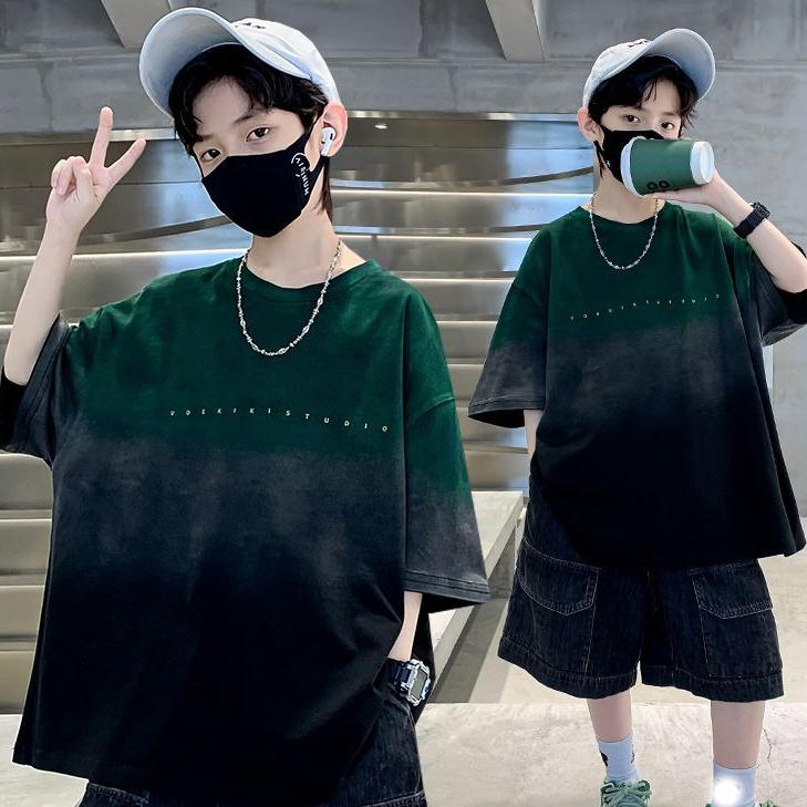 Korean Children s Clothes Trendy Gradient T-Shirt for Boys Girls Summer Short Sleeve Tee Tops Kids Clothes 120
Korean Children s Clothes Trendy Gradient T-Shirt for Boys Girls Summer Short Sleeve Tee Tops Kids Clothes 120