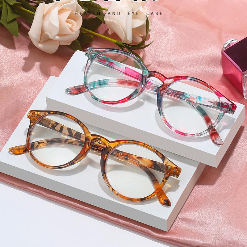 Fashion Prints Anti-blue Light Reading Glasses HD Round Frame Retro Presbyopia Eyeglasses For Men And Women Diopter +1.0 To +4.0
Fashion Prints Anti-blue Light Reading Glasses HD Round Frame Retro Presbyopia Eyeglasses For Men And Women Diopter +1.0 To +4.0