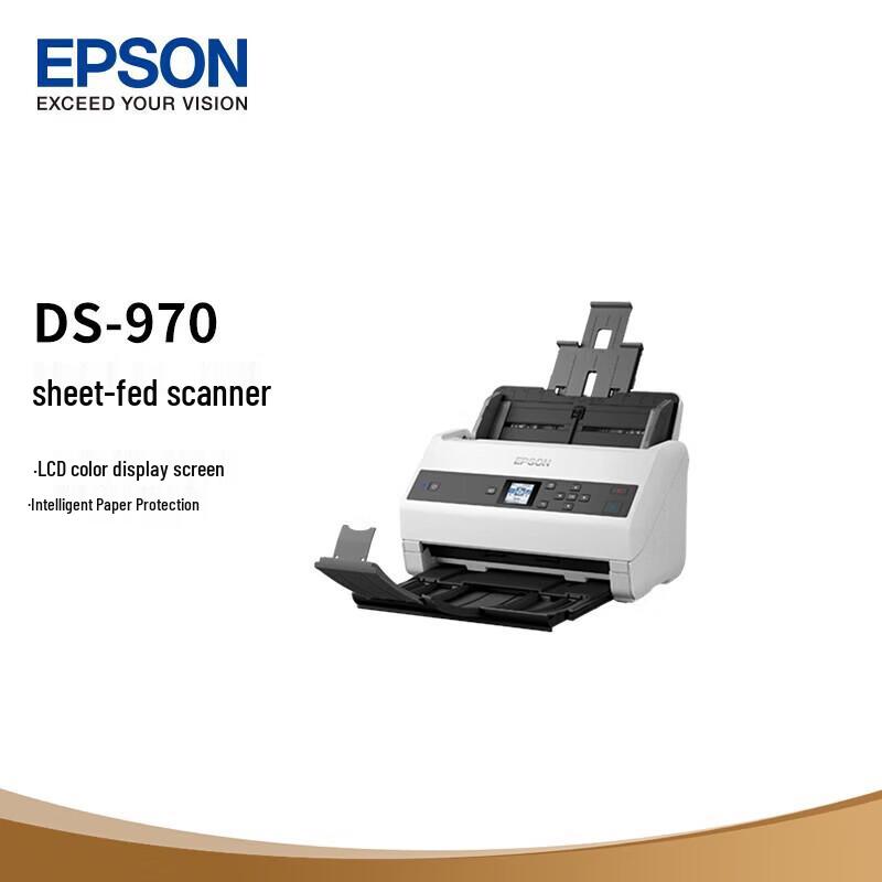 Epson DS-970 A4 High-Speed Duplex Document Scanner CN plug (adapter included)
Epson DS-970 A4 High-Speed Duplex Document Scanner CN plug (adapter included)