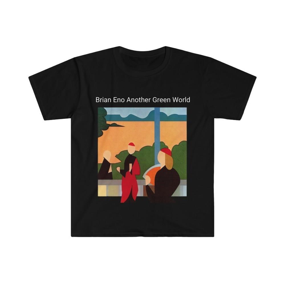 Унисекс футболка из мягкого хлопка, Другой Зеленый Мир. Брайан Ино L
Унисекс футболка из мягкого хлопка, Другой Зеленый Мир. Брайан Ино L