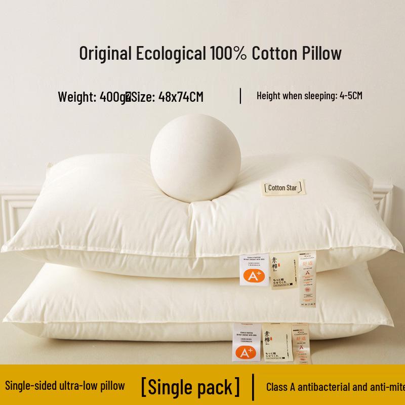 Japanese Style Cotton Neck Support Pillow for Adults - Pair Set 48x74x12cm
Japanese Style Cotton Neck Support Pillow for Adults - Pair Set 48x74x12cm