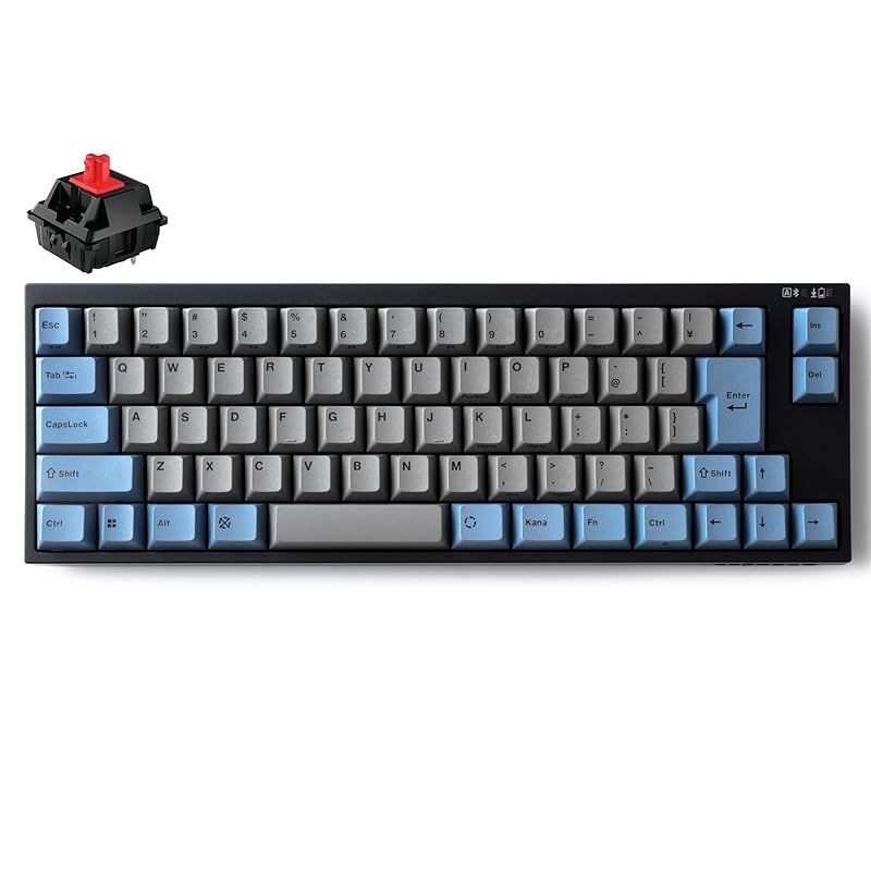 LEOPOLD FC660MBT GRAYBLUE Bluetooth/USB-C Japanese sequence Kana nothing Compact with arrow keys 65% 70 keys Switch hot-swappable Windows/macOS AAA
LEOPOLD FC660MBT GRAYBLUE Bluetooth/USB-C Japanese sequence Kana nothing Compact with arrow keys 65% 70 keys Switch hot-swappable Windows/macOS AAA