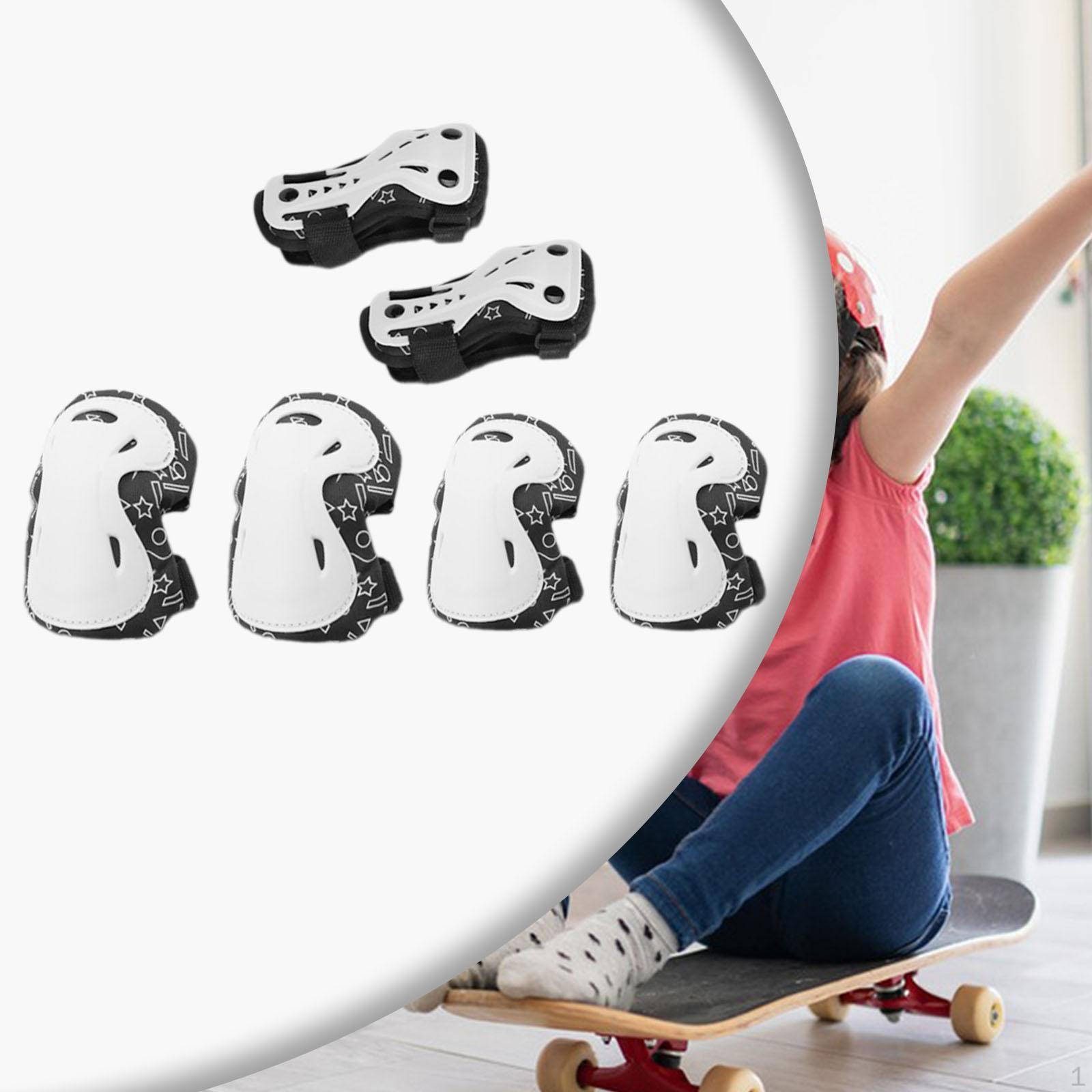 Детский комплект защитного снаряжения, подушечки для рук, регулируемые дышащие роликовые коньки для катания на роликах белый
Детский комплект защитного снаряжения, подушечки для рук, регулируемые дышащие роликовые коньки для катания на роликах белый