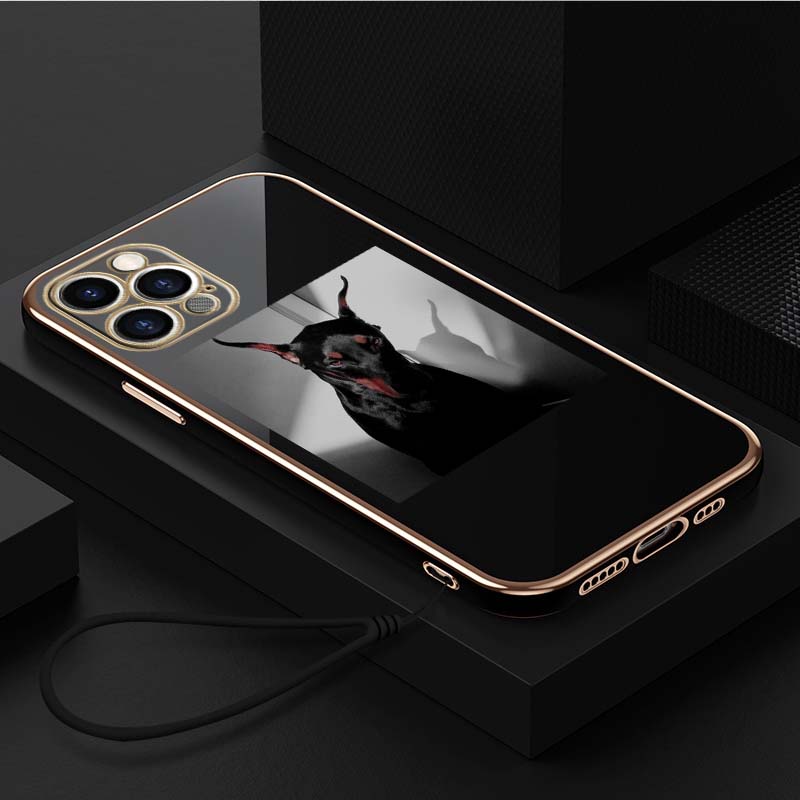 Роскошный чехол для телефона из ТПУ с ремешком для iPhone 6 6s 7 8 Plus SE XR XS 11 12 13 14 15 Pro Max, мягкие чехлы A12, милый художественный чехол с изображением добермана-пинчера
Роскошный чехол для телефона из ТПУ с ремешком для iPhone 6 6s 7 8 Plus SE XR XS 11 12 13 14 15 Pro Max, мягкие чехлы A12, милый художественный чехол с изображением добермана-пинчера