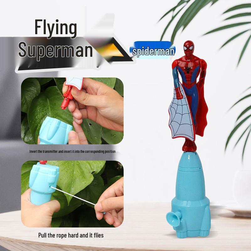 Superman Fairy String Pull Bamboo Dragonfly Flying Saucer Toy for Kids
Superman Fairy String Pull Bamboo Dragonfly Flying Saucer Toy for Kids