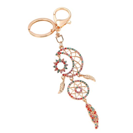 Keychain Pendant Dream Catcher Design Lightweight Key Chain with Star Moon Feather Charm Lobster Clasp Bags Backpacks Accessory
Keychain Pendant Dream Catcher Design Lightweight Key Chain with Star Moon Feather Charm Lobster Clasp Bags Backpacks Accessory