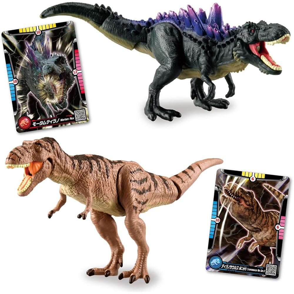 Takara Tomy Ania Jurassic World Alive Mortem Tyrannosaurus vs Tyrannosaurus Set Dinosaur Toy for Ages 3 and Up
Takara Tomy Ania Jurassic World Alive Mortem Tyrannosaurus vs Tyrannosaurus Set Dinosaur Toy for Ages 3 and Up