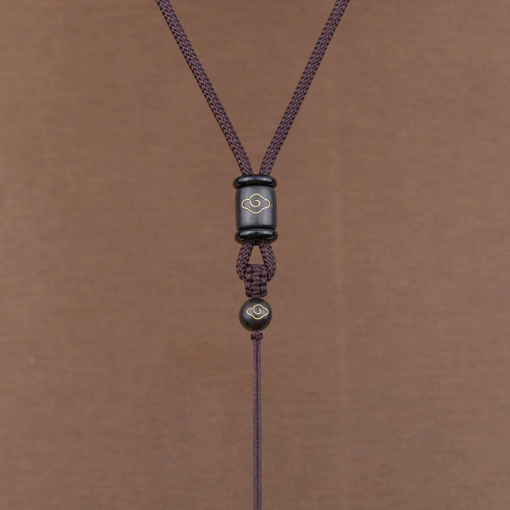 Ebony Jade Buddha Pendant Lanyard Necklace Rope for Men and Women
Ebony Jade Buddha Pendant Lanyard Necklace Rope for Men and Women