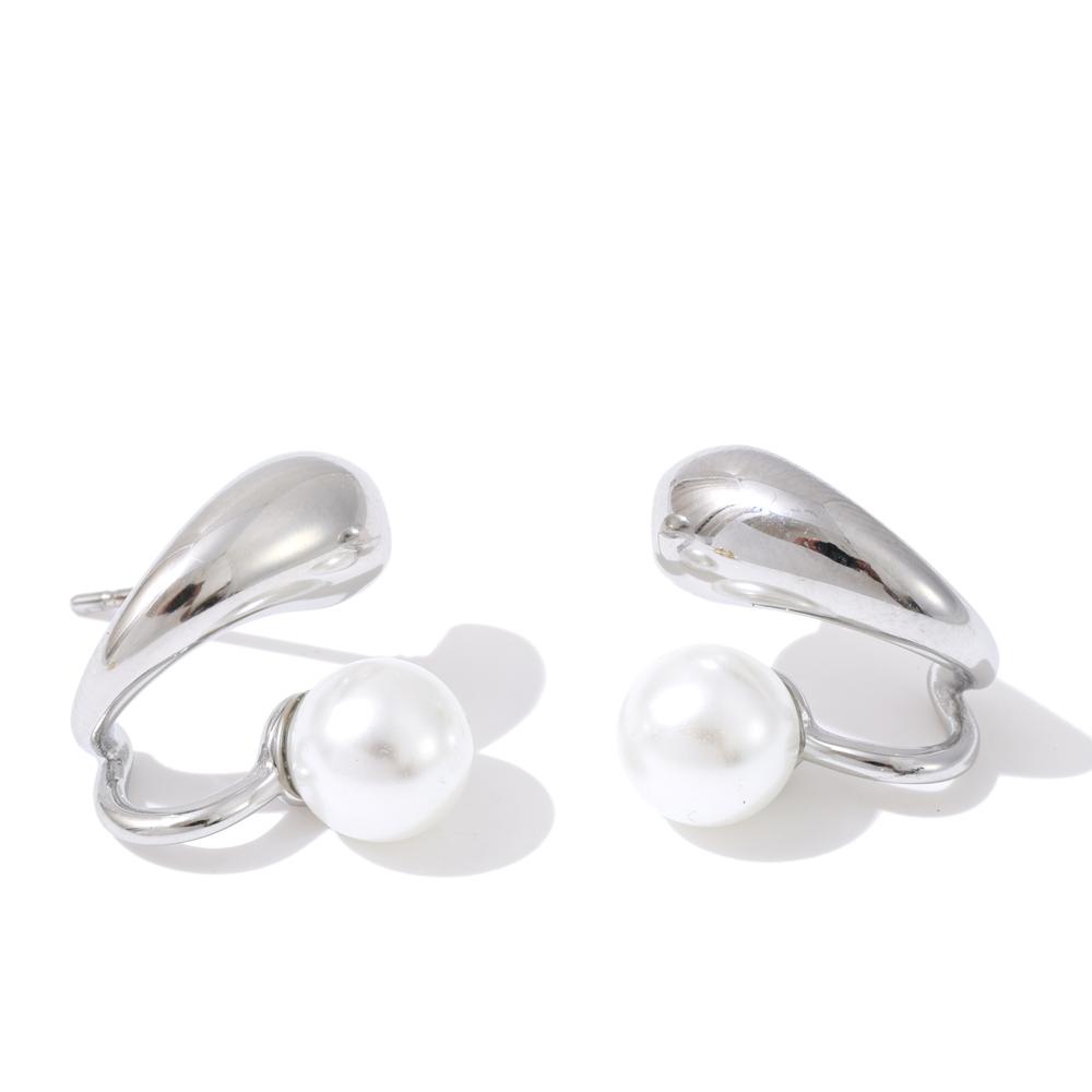 Yhpup Popular Stainless Steel Fashion Design Pearls Geometric Earrings Korean Style Chic Distinctive Jewelry Tarnish Resistant
Yhpup Popular Stainless Steel Fashion Design Pearls Geometric Earrings Korean Style Chic Distinctive Jewelry Tarnish Resistant