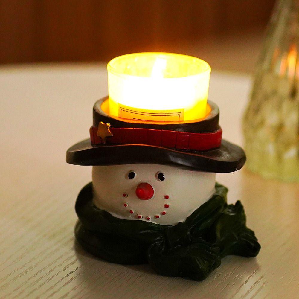 Craft Snowman Candlestick Realistic Snowman Candlesticks Candlestick Holder Desktop Ornament
Craft Snowman Candlestick Realistic Snowman Candlesticks Candlestick Holder Desktop Ornament