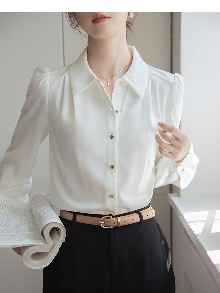 Сатиновая синяя рубашка, женская рубашка с длинными рукавами для весенней рабочей одежды, рубашка для собеседования со студентами профессиональных учебных заведений XL белый
Сатиновая синяя рубашка, женская рубашка с длинными рукавами для весенней рабочей одежды, рубашка для собеседования со студентами профессиональных учебных заведений XL белый