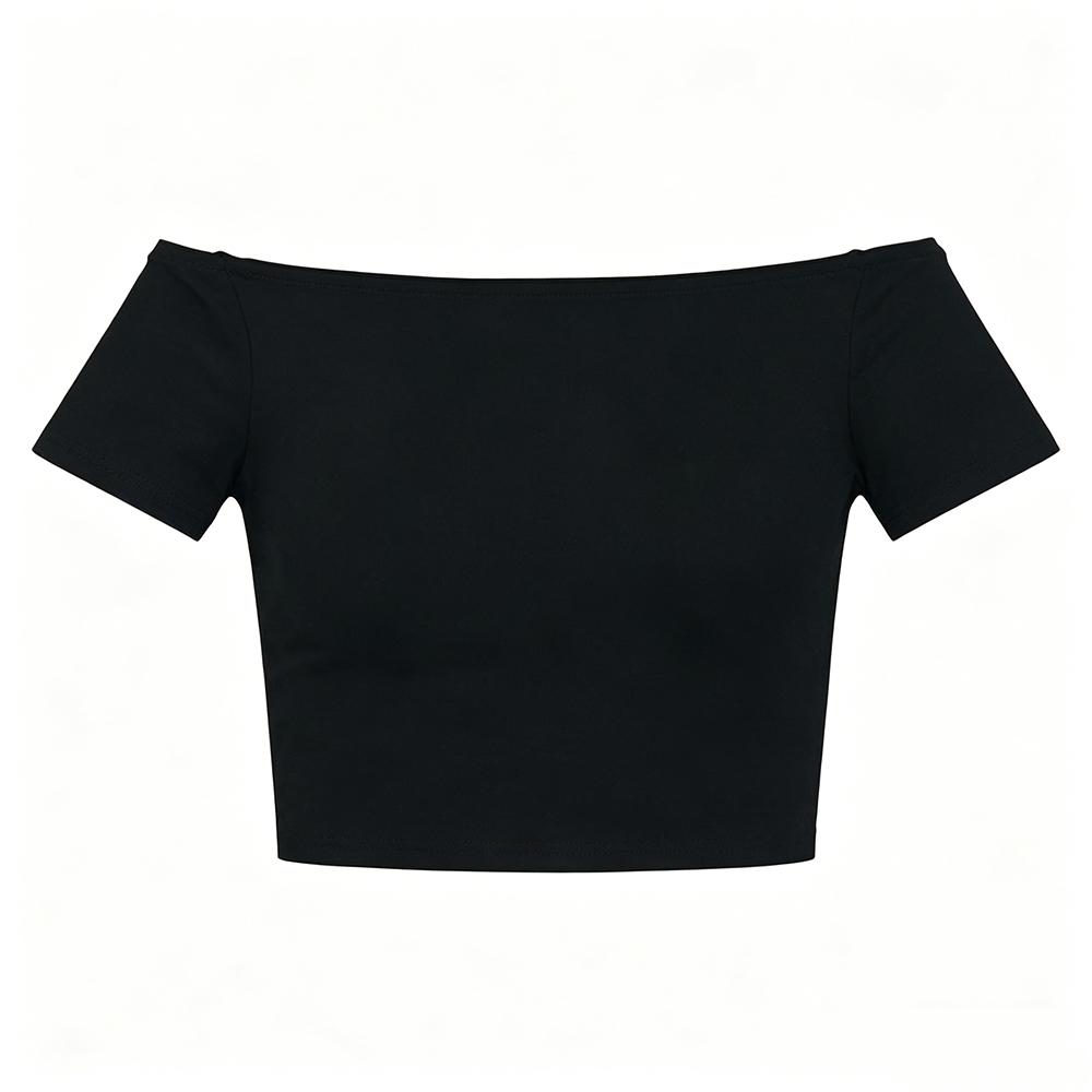 Women s Off Shoulder Crop Top, Slim Fit Cotton Blend Short Sleeve T-Shirt One SIze
Women s Off Shoulder Crop Top, Slim Fit Cotton Blend Short Sleeve T-Shirt One SIze