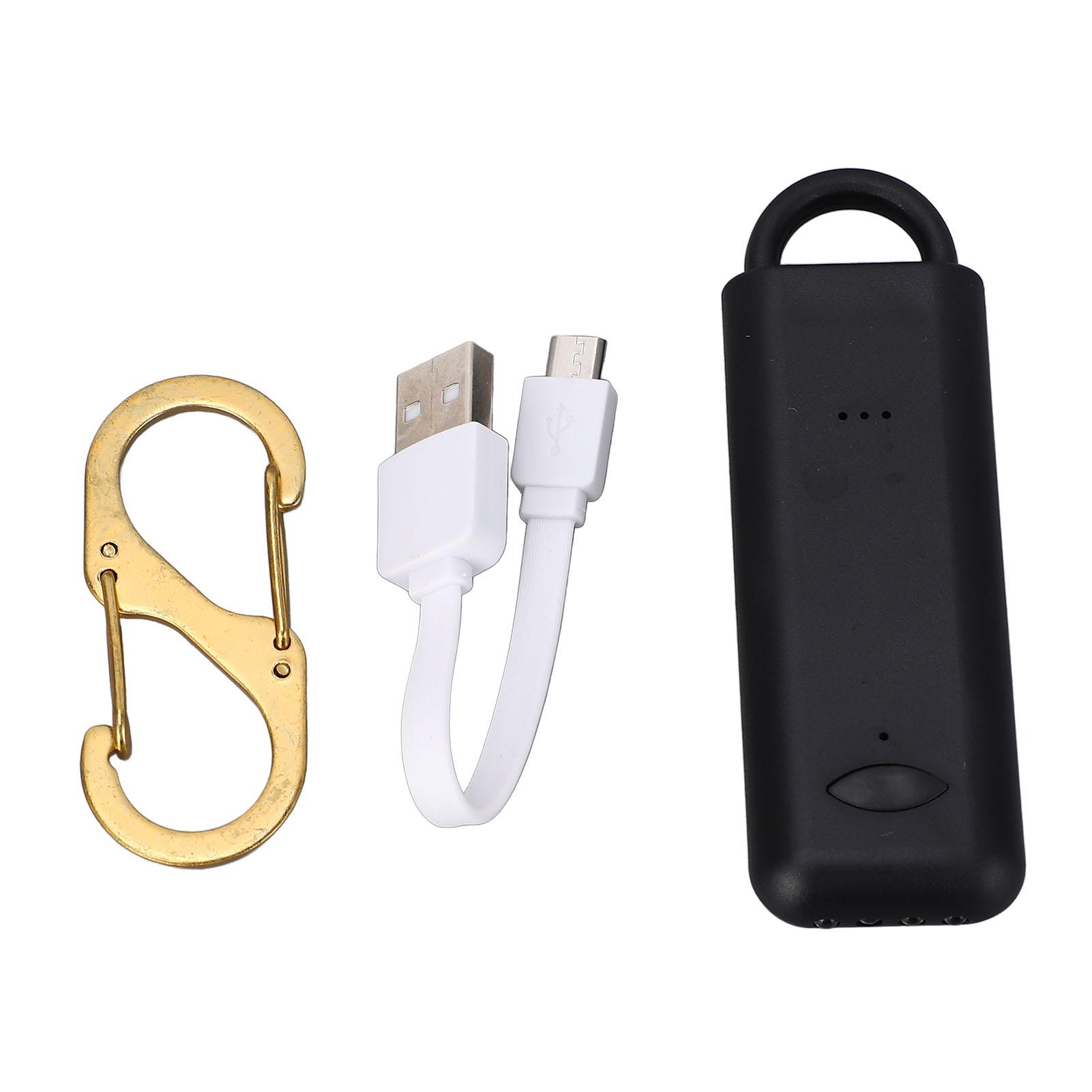 Personal Safety Alarm Portable LED Light Rechargeable Personal Emergency Security Keychain Alarm чорний
Personal Safety Alarm Portable LED Light Rechargeable Personal Emergency Security Keychain Alarm чорний