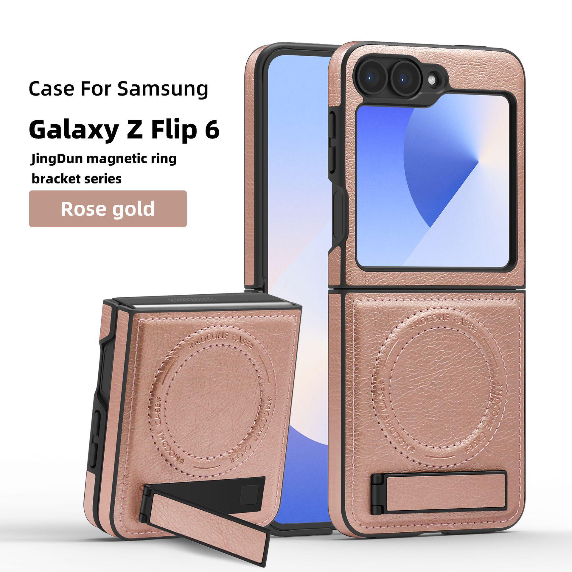 Samsung Flip 4/3 Leather Stand Case With Wireless Charging, Magnetic Closure, and Anti-Fall Protection Z Fold5
Samsung Flip 4/3 Leather Stand Case With Wireless Charging, Magnetic Closure, and Anti-Fall Protection Z Fold5
