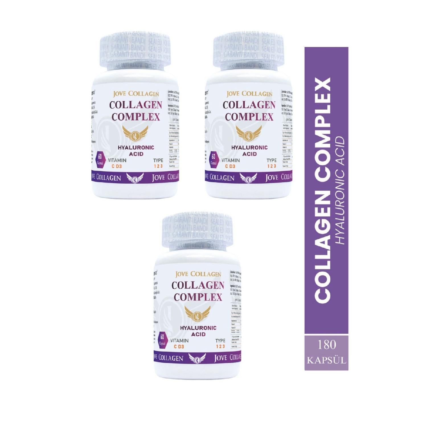 Collagen Complex Type 1-2-3hidrolyized Collagen Vitamin C Vitamin D Hyaluronic Acid -3 Set
Collagen Complex Type 1-2-3hidrolyized Collagen Vitamin C Vitamin D Hyaluronic Acid -3 Set