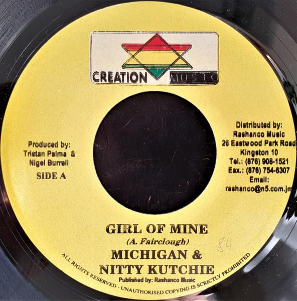 7inch Record PAPA MICHIGAN & NITTY KUTCHIE - Girl Of Mine NONE Creation Star M 2003 Jamaica Reggae, Ska & Dub Used
7inch Record PAPA MICHIGAN & NITTY KUTCHIE - Girl Of Mine NONE Creation Star M 2003 Jamaica Reggae, Ska & Dub Used