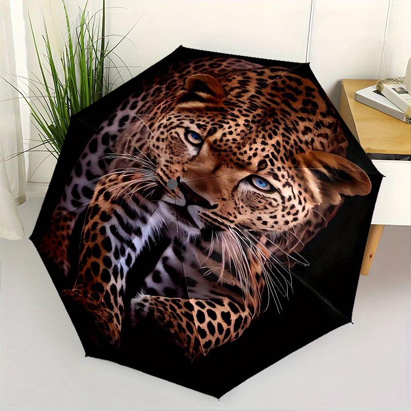 Leopard Print Theme 8 Bone Hand Automatic Folding Umbrella, Compact and Portable Design, A Perfect Gift for Birthday, Christmas or Business
Leopard Print Theme 8 Bone Hand Automatic Folding Umbrella, Compact and Portable Design, A Perfect Gift for Birthday, Christmas or Business