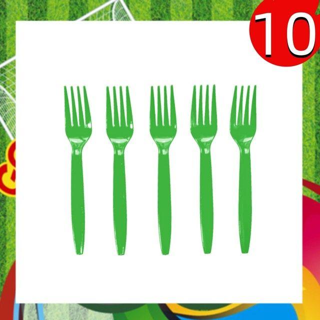 Green Football-themed Birthday Party Tableware Set - Disposable Paper Plates, Cups, Knives, Forks, Spoons and Straws 10 forks
Green Football-themed Birthday Party Tableware Set - Disposable Paper Plates, Cups, Knives, Forks, Spoons and Straws 10 forks