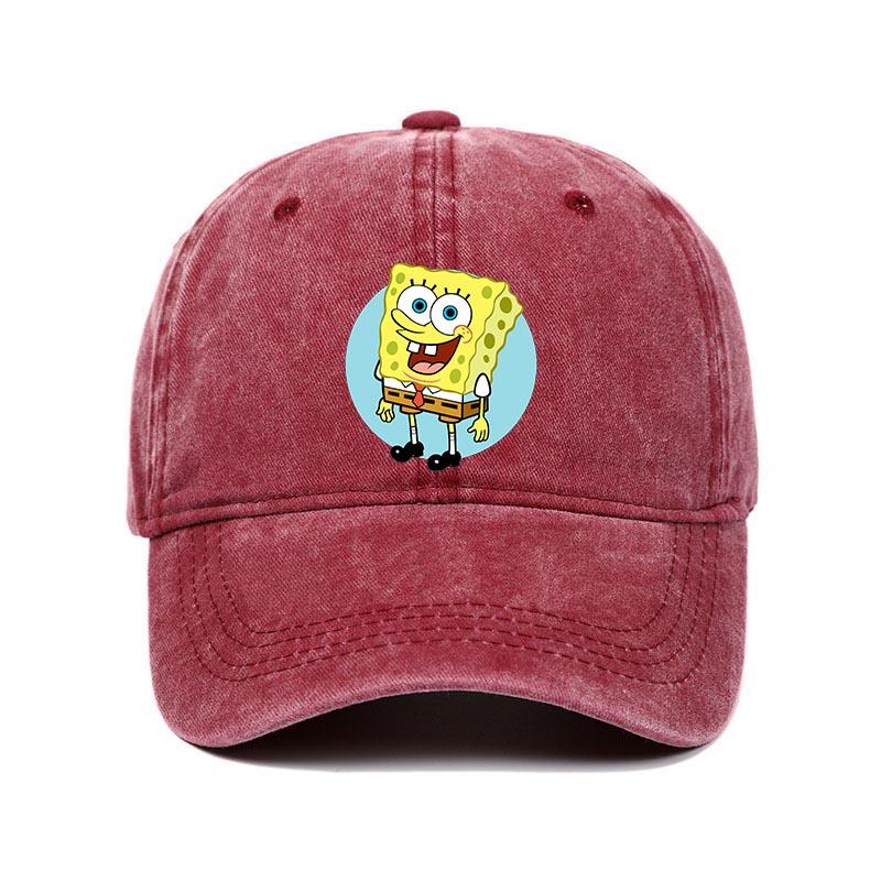 Fashion Cute SpongeBobs Baseball Cap Movie Cartoon Role Adult Men Women Sport Casual Sunshade Adjustable Anime Peaked Mesh Hat вина червоного кольору
Fashion Cute SpongeBobs Baseball Cap Movie Cartoon Role Adult Men Women Sport Casual Sunshade Adjustable Anime Peaked Mesh Hat вина червоного кольору