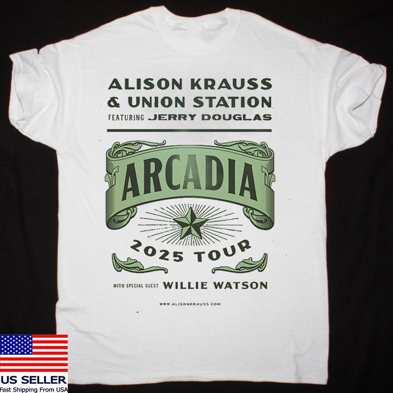 Arcadia Tour with Alison Krauss Union Station T Shirt Full Size S5XL Unisex T-Shirt XXXXL
Arcadia Tour with Alison Krauss Union Station T Shirt Full Size S5XL Unisex T-Shirt XXXXL
