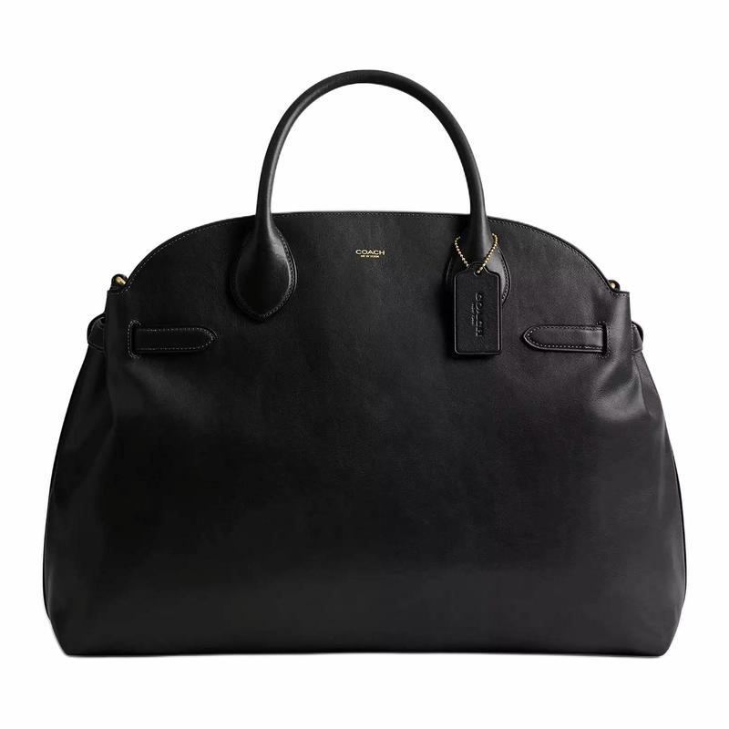 COACH Empire 48 Removable Shoulder Strap with Zip Closure Natural Grain Leather Handbag Large Women s Black чорний
COACH Empire 48 Removable Shoulder Strap with Zip Closure Natural Grain Leather Handbag Large Women s Black чорний
