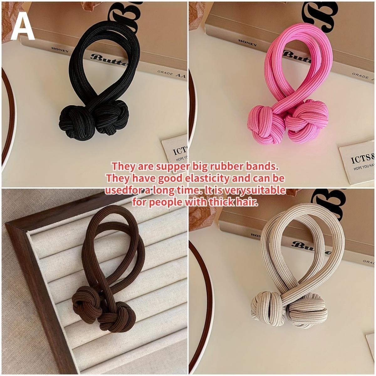 4pcs Knotted Hair Tie High Elasticity Hair Rope Solid Color Hair Ring Durable Ponytail Holder Hair Accessories For Women 4pcs
4pcs Knotted Hair Tie High Elasticity Hair Rope Solid Color Hair Ring Durable Ponytail Holder Hair Accessories For Women 4pcs