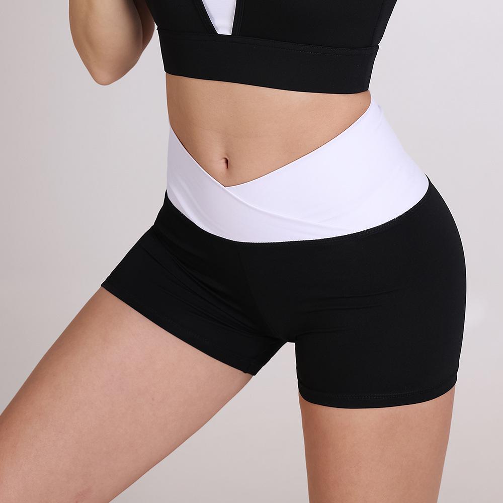 2025 Spring/Summer High Waist Color Block Yoga Shorts - Women s Nude Feel, High Elasticity Fitness Pants Large чорний
2025 Spring/Summer High Waist Color Block Yoga Shorts - Women s Nude Feel, High Elasticity Fitness Pants Large чорний