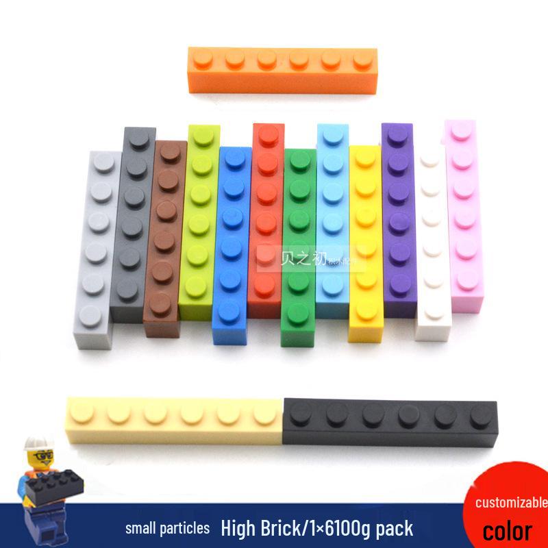 6-10 Year Olds Compatible High-Brick Building Blocks, Plastic 1x6 Parts, Small Particle Assembly H1x6
6-10 Year Olds Compatible High-Brick Building Blocks, Plastic 1x6 Parts, Small Particle Assembly H1x6