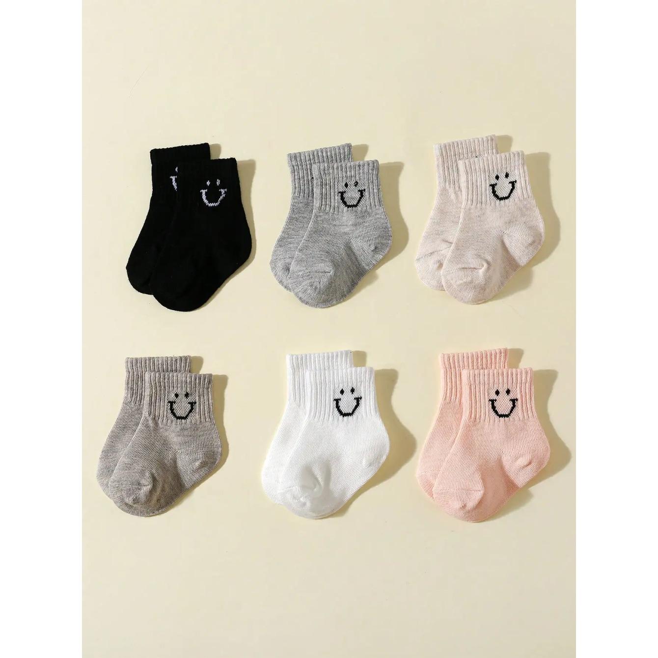6 Pairs Baby Smile Socks, Cute Side Smile Ankle Socks for 0-12 Month Newborn Infant Boy Girl Non-Slip Funny Cartoon Toddler Socks 6-12m
6 Pairs Baby Smile Socks, Cute Side Smile Ankle Socks for 0-12 Month Newborn Infant Boy Girl Non-Slip Funny Cartoon Toddler Socks 6-12m