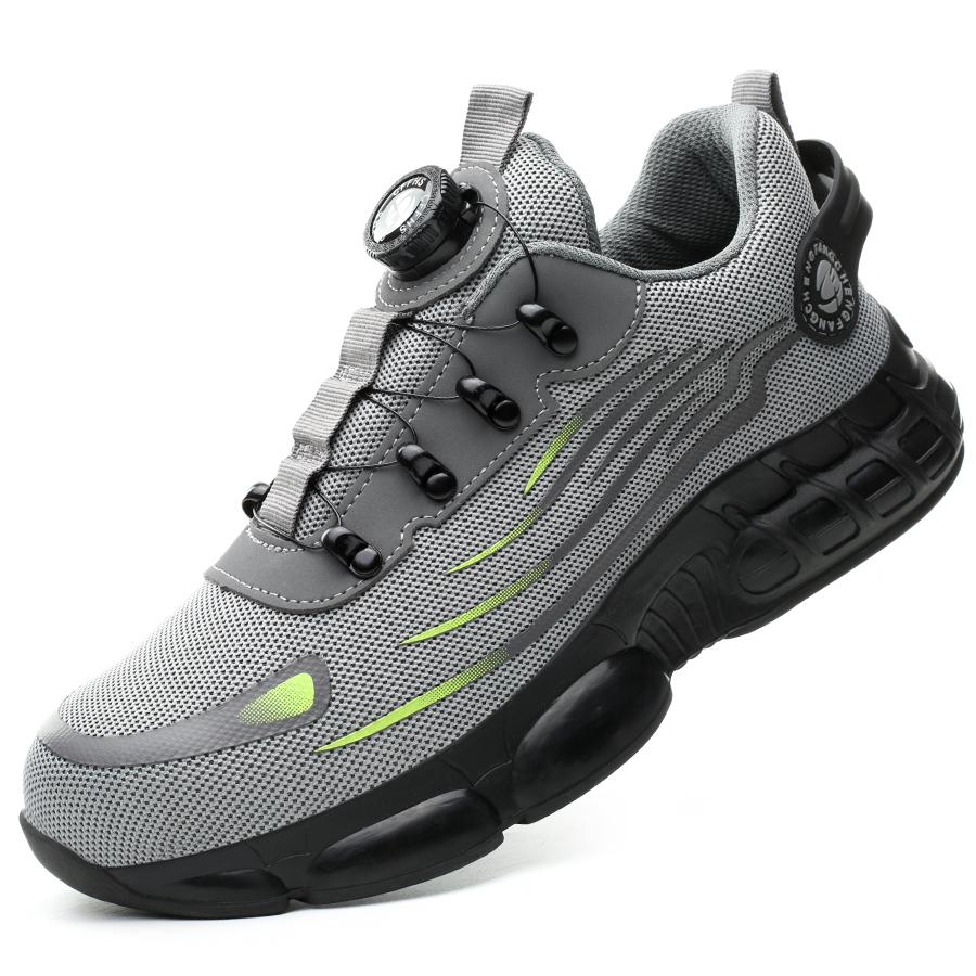 Rotating Button Safety Shoes Men Steel Toe Sneaker Breathable Work Shoes Sneakers Indestructible Shoes Security Protective Boots 44 сірий
Rotating Button Safety Shoes Men Steel Toe Sneaker Breathable Work Shoes Sneakers Indestructible Shoes Security Protective Boots 44 сірий