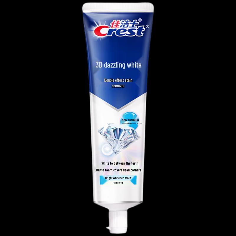 Crest 3D White Dual Action Stain Removal Whitening Toothpaste
Crest 3D White Dual Action Stain Removal Whitening Toothpaste