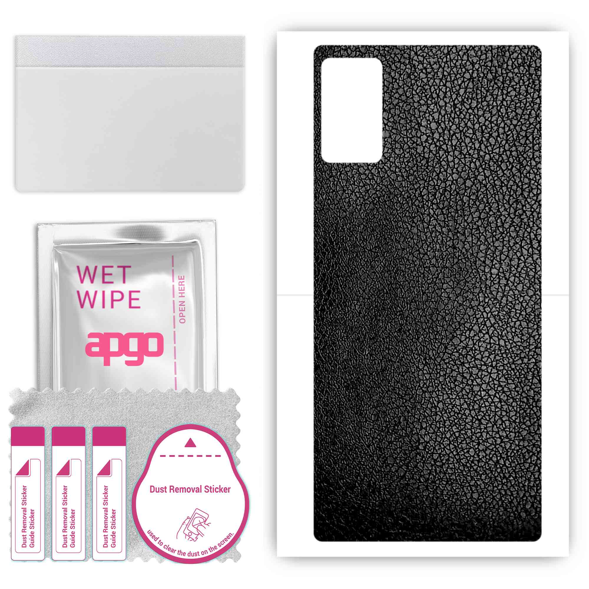 apgo Protective Skin Sticker for the back compatible with Cubot J9, Wrap Film, Foil, Vinyl - Pattern Black Leather
apgo Protective Skin Sticker for the back compatible with Cubot J9, Wrap Film, Foil, Vinyl - Pattern Black Leather