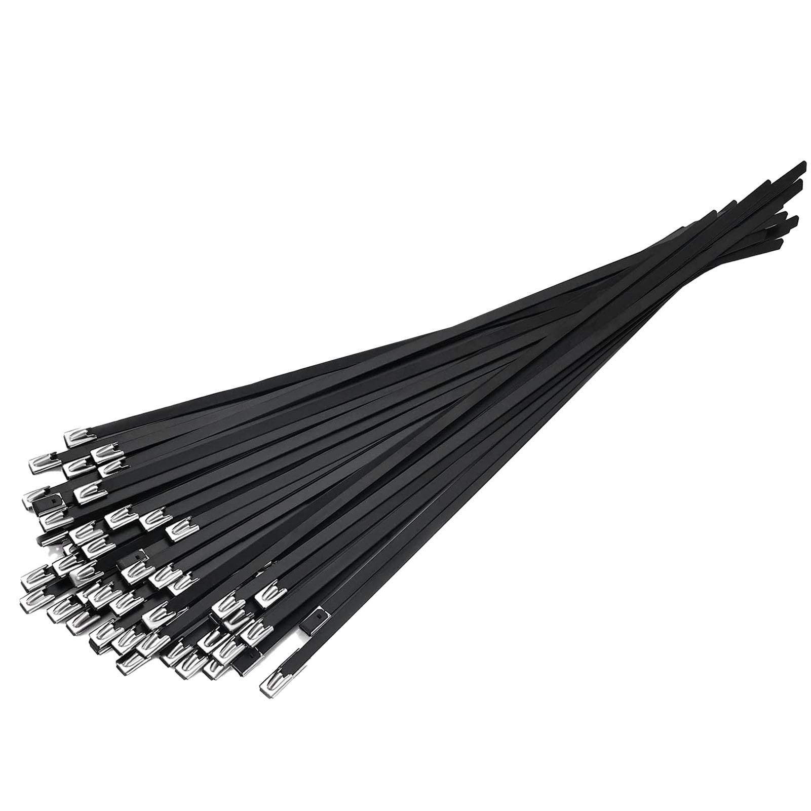 100PCS Metal Zip Tie 4.6x0.25x300mm 304 Stainless Steel Self Locking Wire Tie for Machinery
100PCS Metal Zip Tie 4.6x0.25x300mm 304 Stainless Steel Self Locking Wire Tie for Machinery