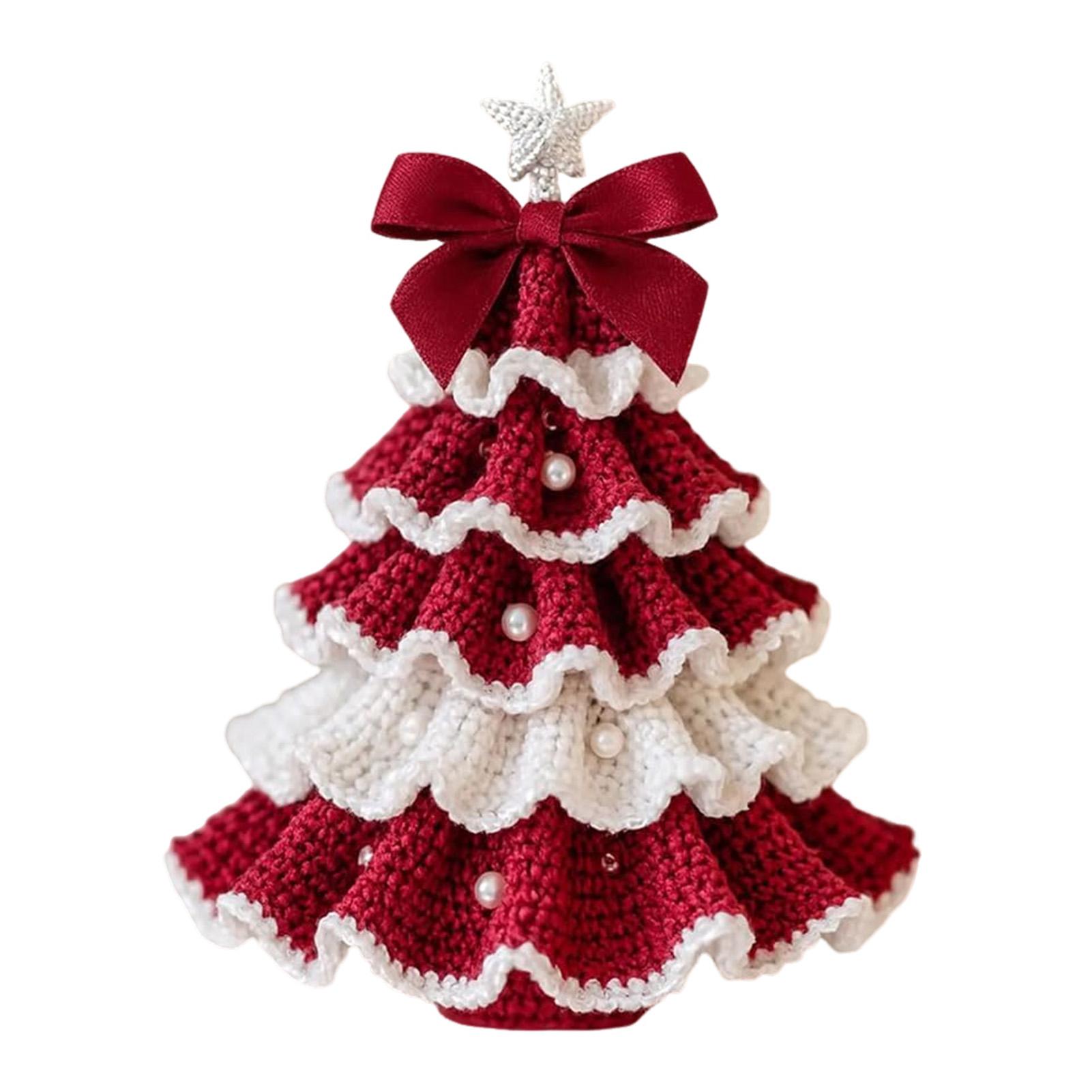 Handmade DIY Crochet Christmas Tree Kits with Yarn Hooks Beads Ribbon Full Starter Set for Beginners Home Decoration Craft
Handmade DIY Crochet Christmas Tree Kits with Yarn Hooks Beads Ribbon Full Starter Set for Beginners Home Decoration Craft