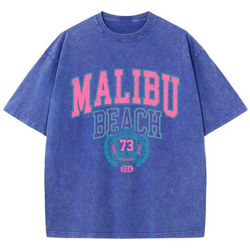 Malibu Beach Washed T-Shirt Women Letter Printing Cotton T Shirt Comfortable Crewneck Tops Casual Oversized Tees Female Clothes XL
Malibu Beach Washed T-Shirt Women Letter Printing Cotton T Shirt Comfortable Crewneck Tops Casual Oversized Tees Female Clothes XL