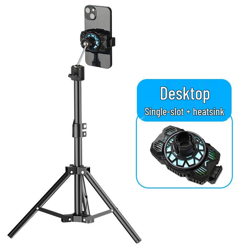 Outdoor Floor Stand with Radiator for Multi-Camera, Top-Down Shooting, and Dual Phone Holder
Outdoor Floor Stand with Radiator for Multi-Camera, Top-Down Shooting, and Dual Phone Holder