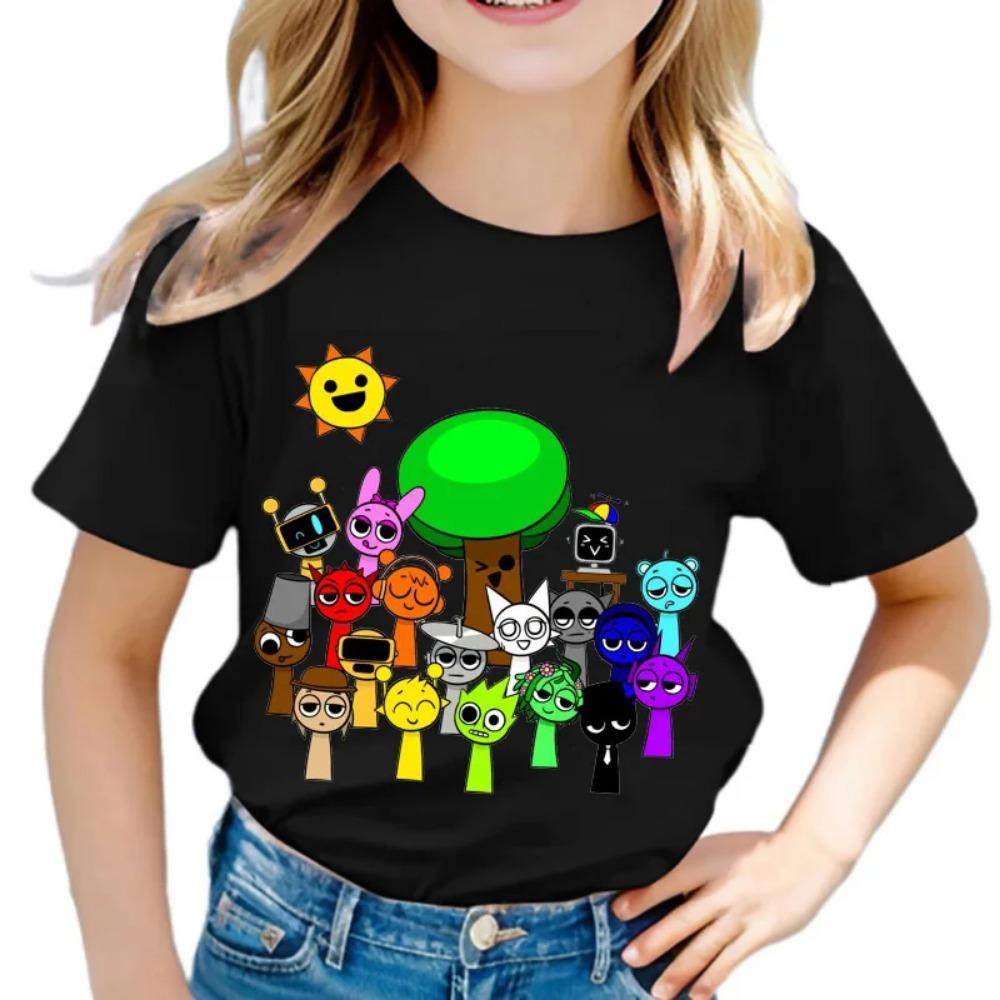 Funny Sprunki T-shirts Boys Girls Summer Short Sleeve Tees Kids Cartoon Incredibox Game Tshirt Sprunki Children Clothing Tops 110
Funny Sprunki T-shirts Boys Girls Summer Short Sleeve Tees Kids Cartoon Incredibox Game Tshirt Sprunki Children Clothing Tops 110