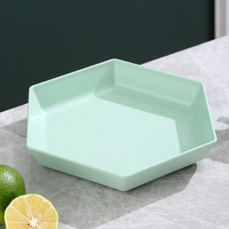Large Hexagonal Plate, Household Vegetable Plate, Creative Platter Set, Plastic Plate, 6-Corner Plate, Color Fruit Plate. зелёный
Large Hexagonal Plate, Household Vegetable Plate, Creative Platter Set, Plastic Plate, 6-Corner Plate, Color Fruit Plate. зелёный