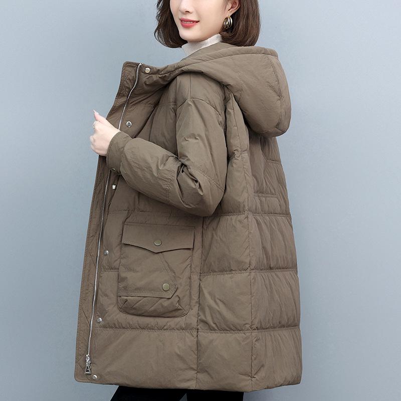 Women s Mid-Length Hooded Down Jacket 2024 - Winter Fashion for Middle-Aged Mothers L (115-130 jin)
Women s Mid-Length Hooded Down Jacket 2024 - Winter Fashion for Middle-Aged Mothers L (115-130 jin)
