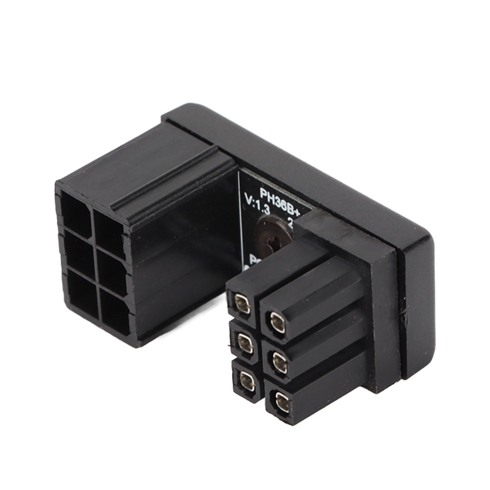 6Pin Female to 6pin Male Graphics Card Adapter 180 Degree Angled Adapter Welded Firmly 6Pin U Turn
6Pin Female to 6pin Male Graphics Card Adapter 180 Degree Angled Adapter Welded Firmly 6Pin U Turn