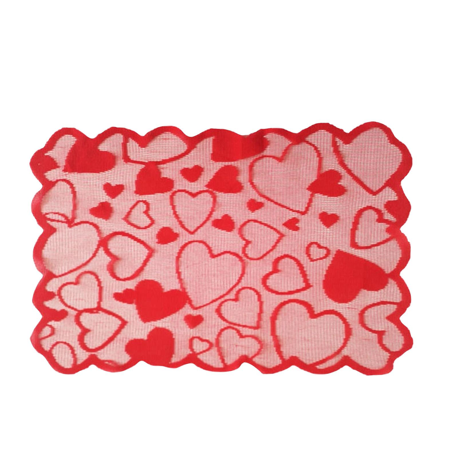 Valentine s Day Decorations, Heart Lace Tablecloth, For Banquets, Engagements, Weddings, Home Dining Table one size
Valentine s Day Decorations, Heart Lace Tablecloth, For Banquets, Engagements, Weddings, Home Dining Table one size
