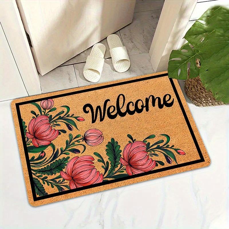 Elegant Floral Welcome Doormat - Beautiful Pink Flower Design for a Charming Home Entrance, Perfect for Spring and Summer Decor 40x60cm
Elegant Floral Welcome Doormat - Beautiful Pink Flower Design for a Charming Home Entrance, Perfect for Spring and Summer Decor 40x60cm
