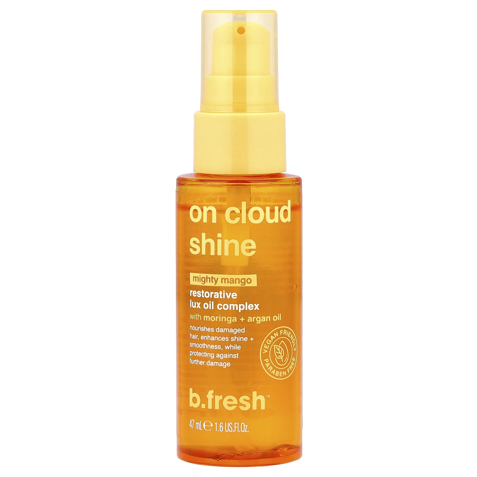 b.fresh, On Cloud Shine, Resilient Luxe Oil Complex, Mighty Mango, 47 ml (1.6 fl oz)
b.fresh, On Cloud Shine, Resilient Luxe Oil Complex, Mighty Mango, 47 ml (1.6 fl oz)