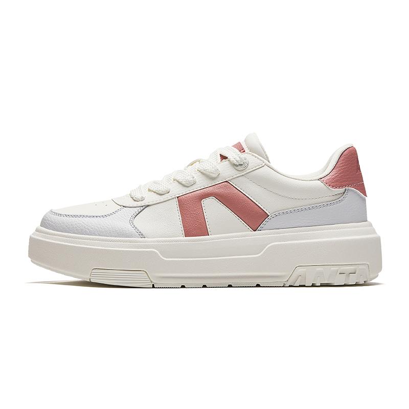 Anta Lifestyle Series Simple Comfortable Slip Resistant Wear Resistant Shock Absorbing Low Top Sneakers Women Sneakers White Gray Pink 122448023-4 38
Anta Lifestyle Series Simple Comfortable Slip Resistant Wear Resistant Shock Absorbing Low Top Sneakers Women Sneakers White Gray Pink 122448023-4 38