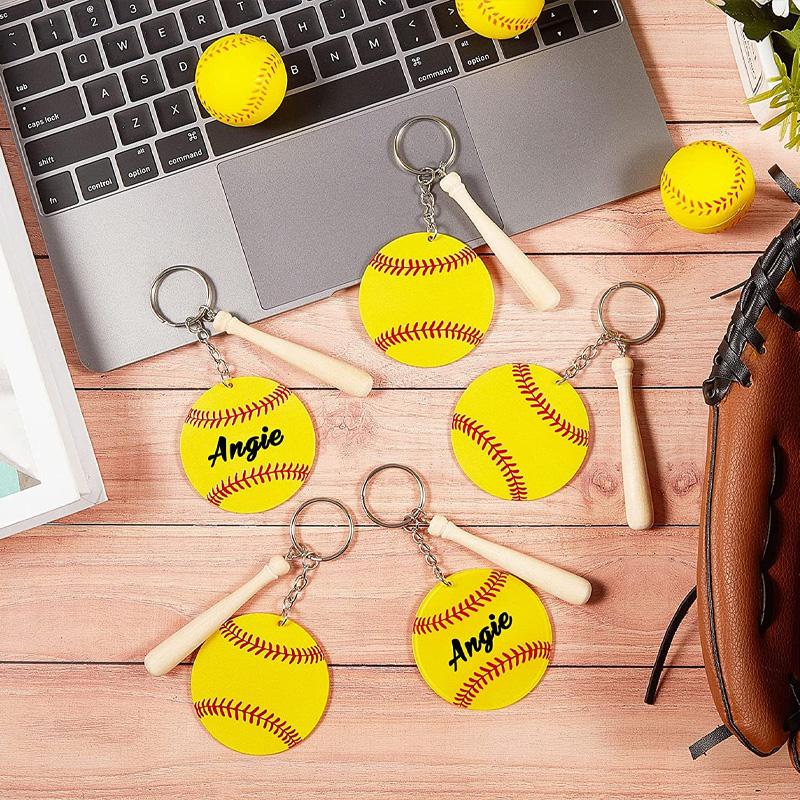 1Pc Softball Crafting Keychain Kit Sports Enthusiasts Mini Baseball Blanks DIY Wood Bat Acrylic 7.5cm
1Pc Softball Crafting Keychain Kit Sports Enthusiasts Mini Baseball Blanks DIY Wood Bat Acrylic 7.5cm